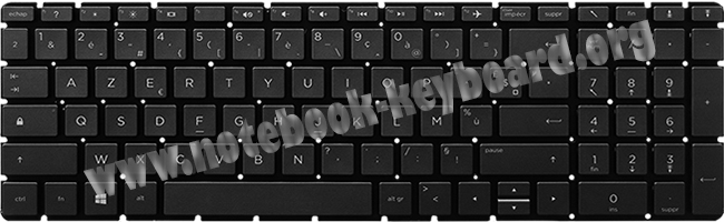 Clavier AZERTY Français Noir Neuf Pour HP 15-BA068NF, 15-BA069NF, 15-BA070NF
