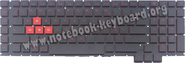 Clavier AZERTY Français Original Pour HP Omen 17-w004nf / 17-w005nf / 17-w006nf - Neuf